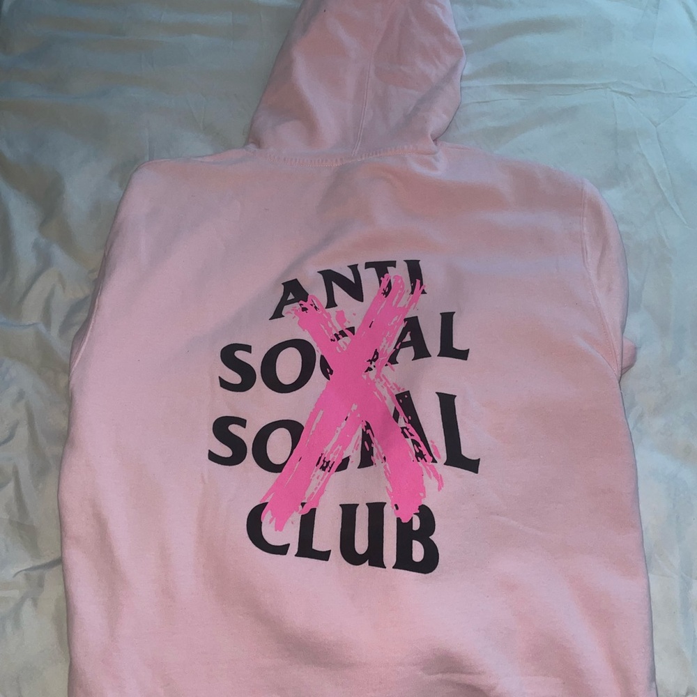 Anti Social Social Club Pink Graphic Sweater